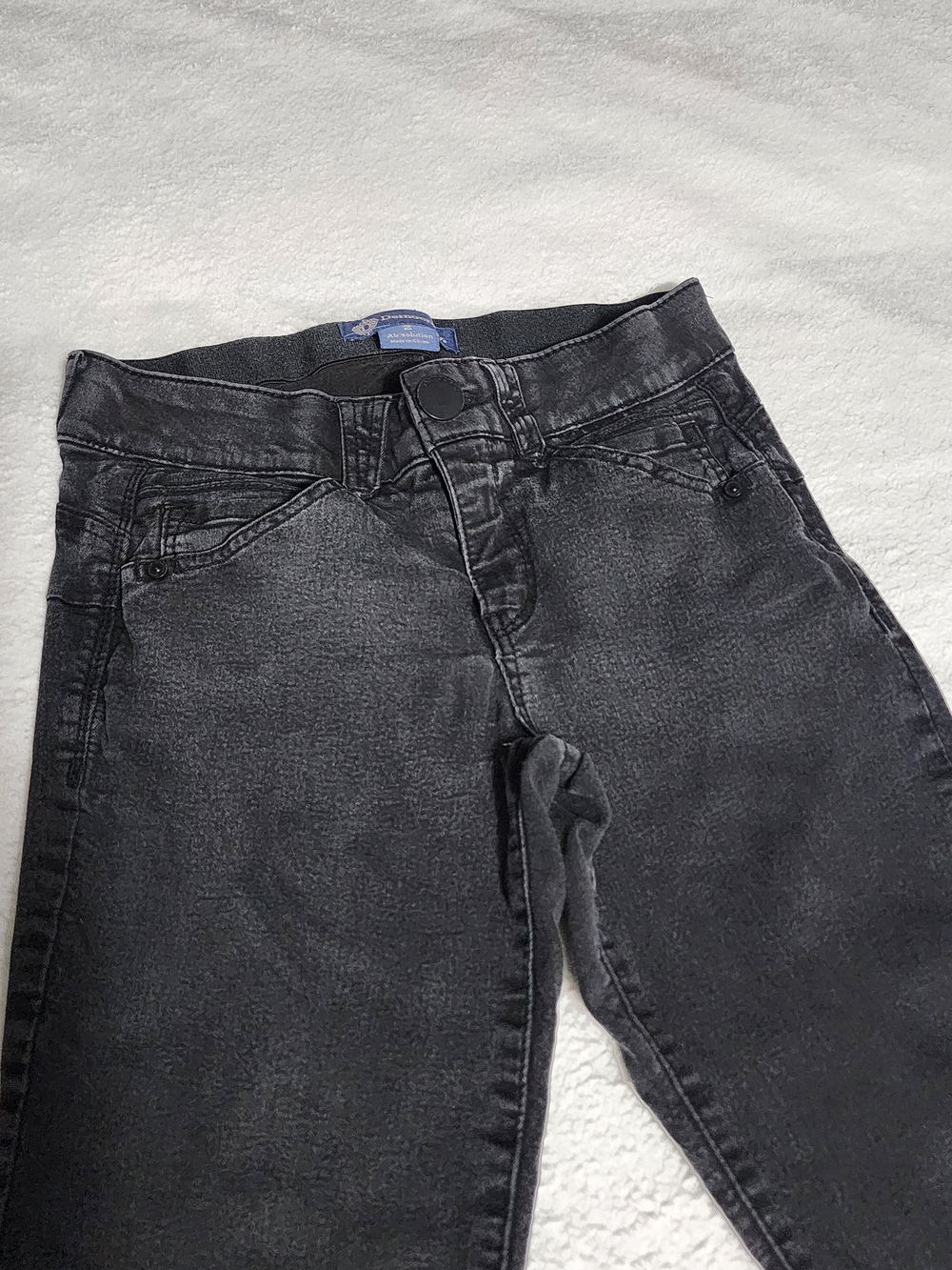 Democracy Black Washed Skinny Jeans
